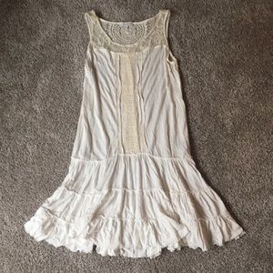 White boho dress